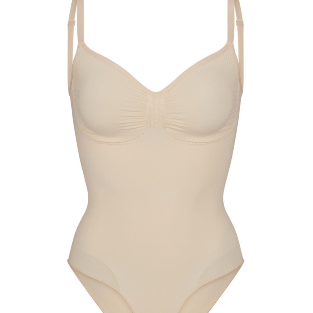 Seamless sculpt brief bodysuit